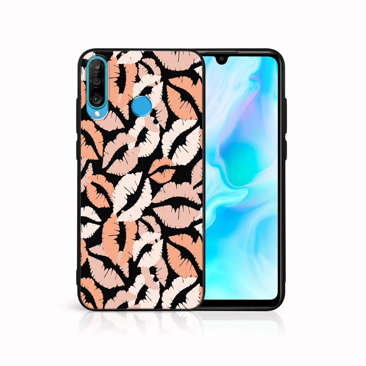 Levně MY ART Ochranný kryt Huawei P30 Lite KISSES (104)
