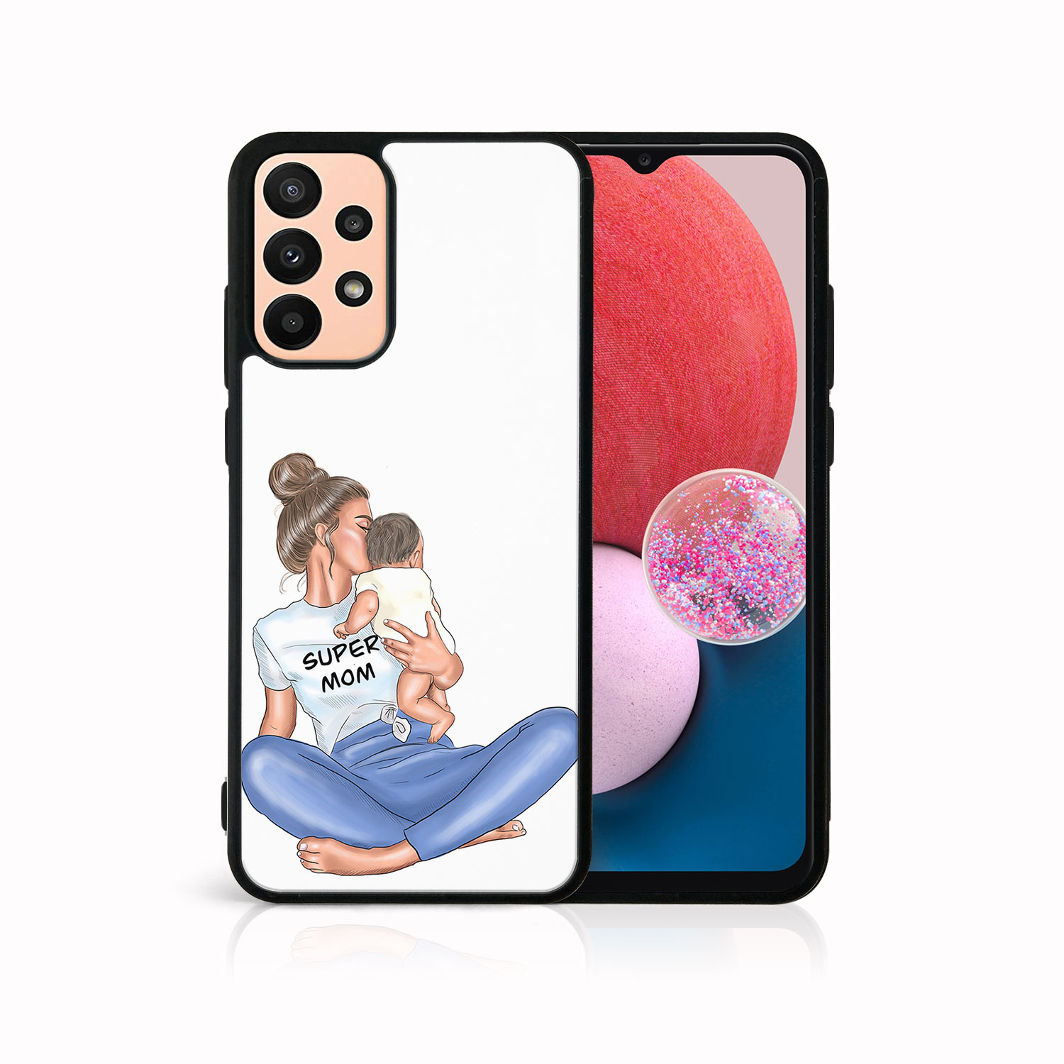 Levně MY ART Ochranný obal Samsung Galaxy A13 SUPERMOM (112)