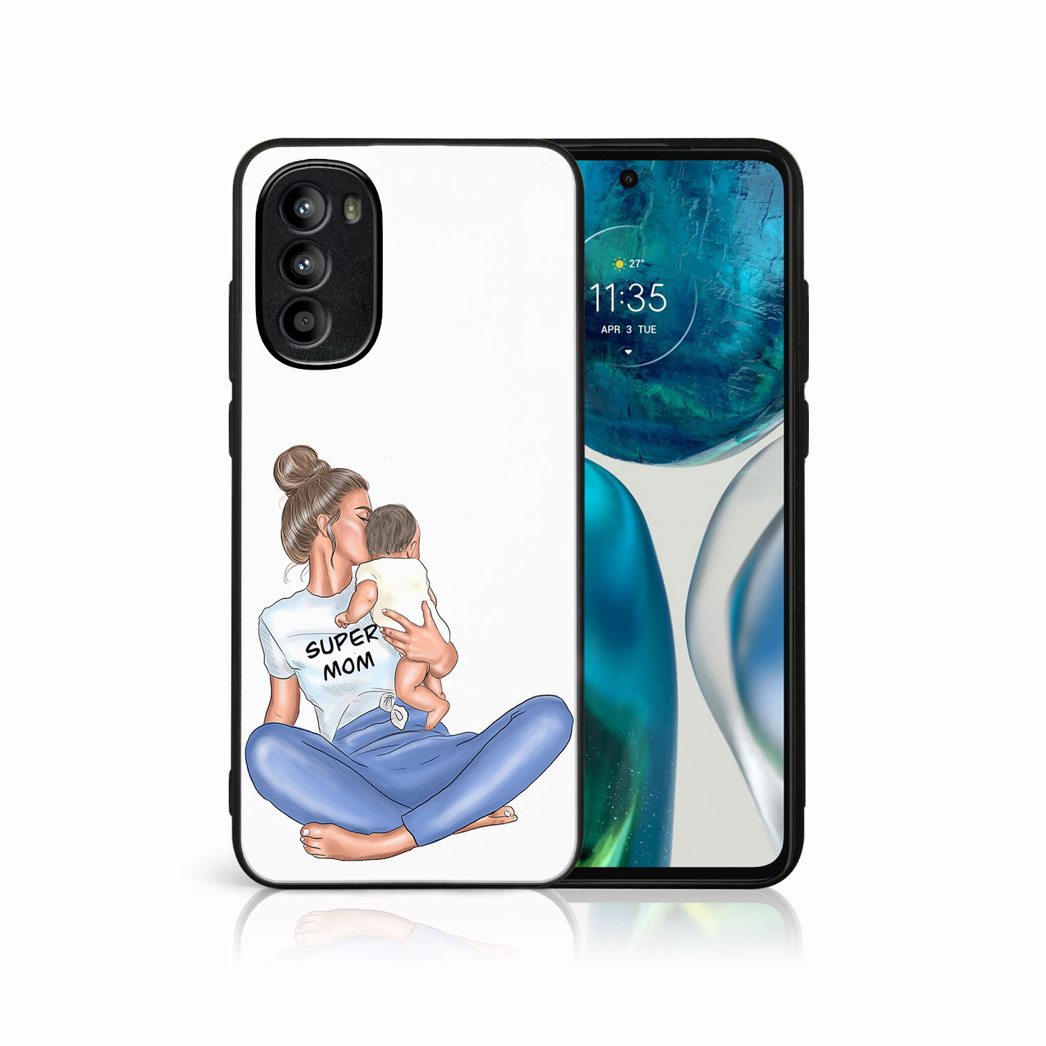 Levně MY ART Ochranný obal Motorola Moto G52 SUPERMOM (112)