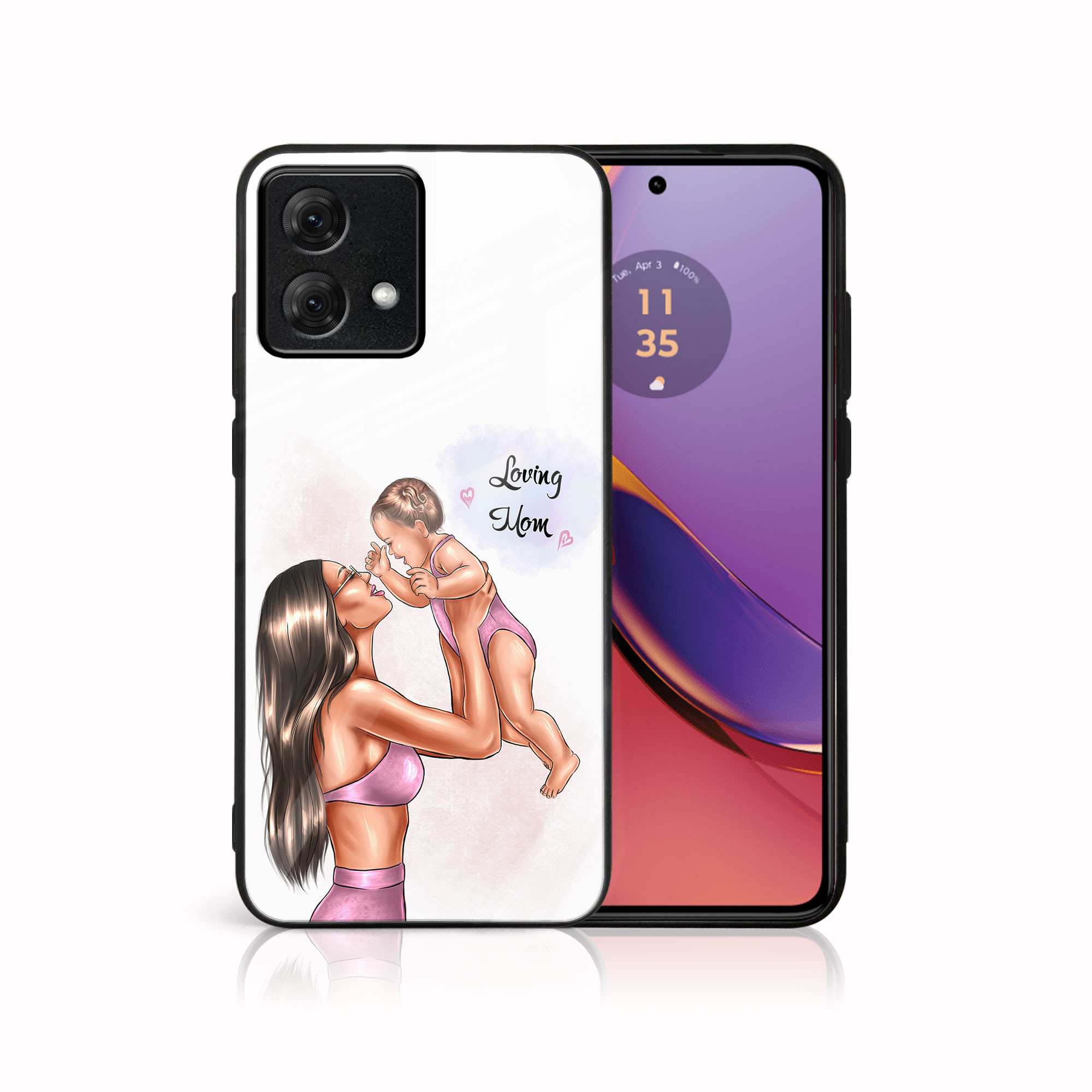 Levně MY ART Ochranný kryt pre Motorola Moto G84 5G LOVING MOM (115)