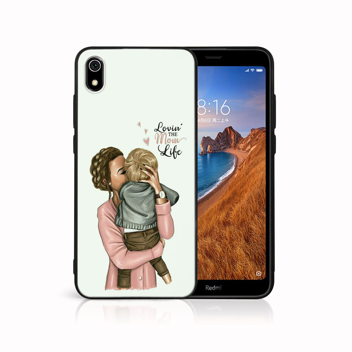 Levně MY ART Ochranný kryt pro Xiaomi Redmi 7A MOM LIFE (118)