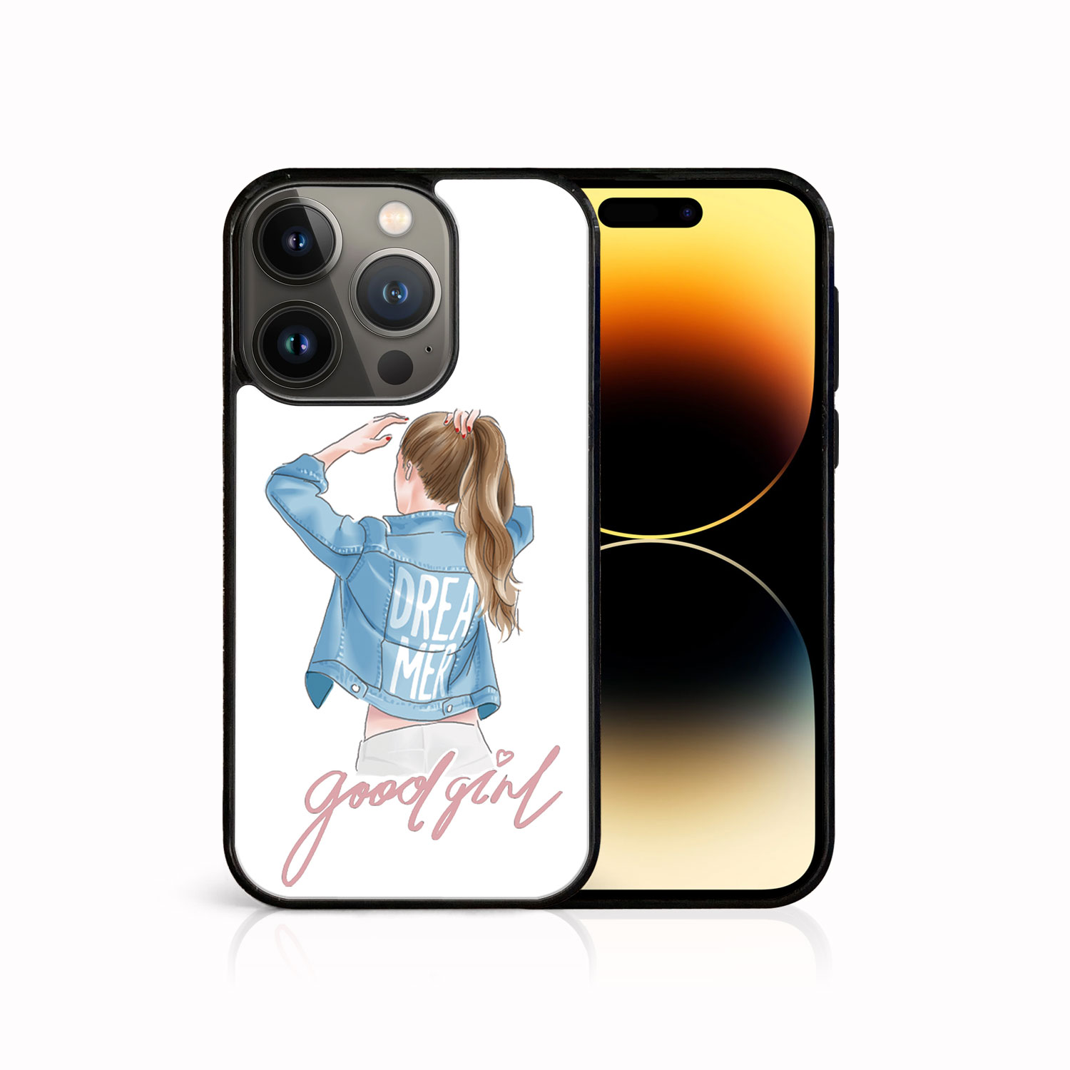 Levně MY ART Ochranný kryt pre Apple iPhone 14 Pro Max GOOD GIRL (130)