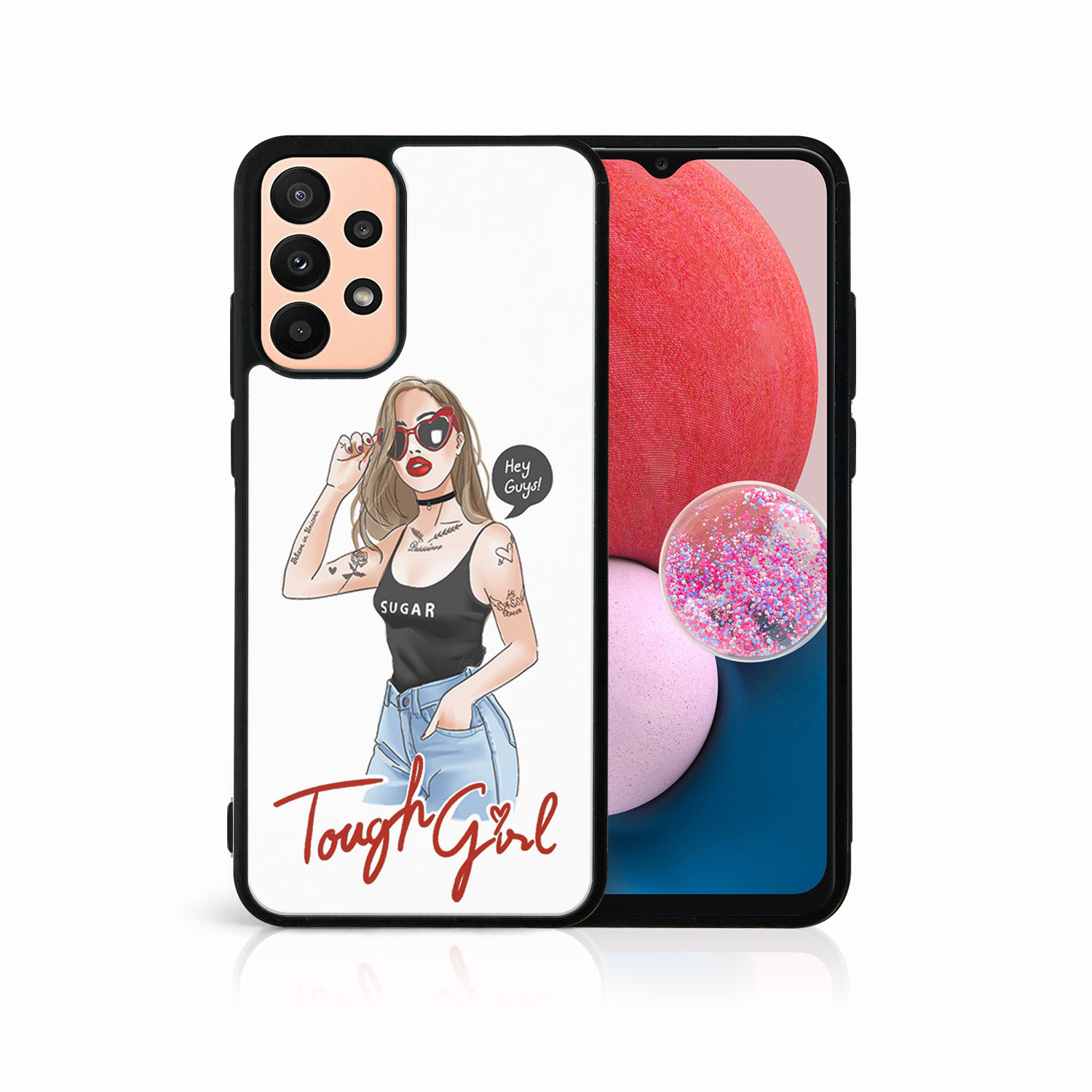 Levně MY ART Ochranný obal Samsung Galaxy A13 TOUGH GIRL (131)
