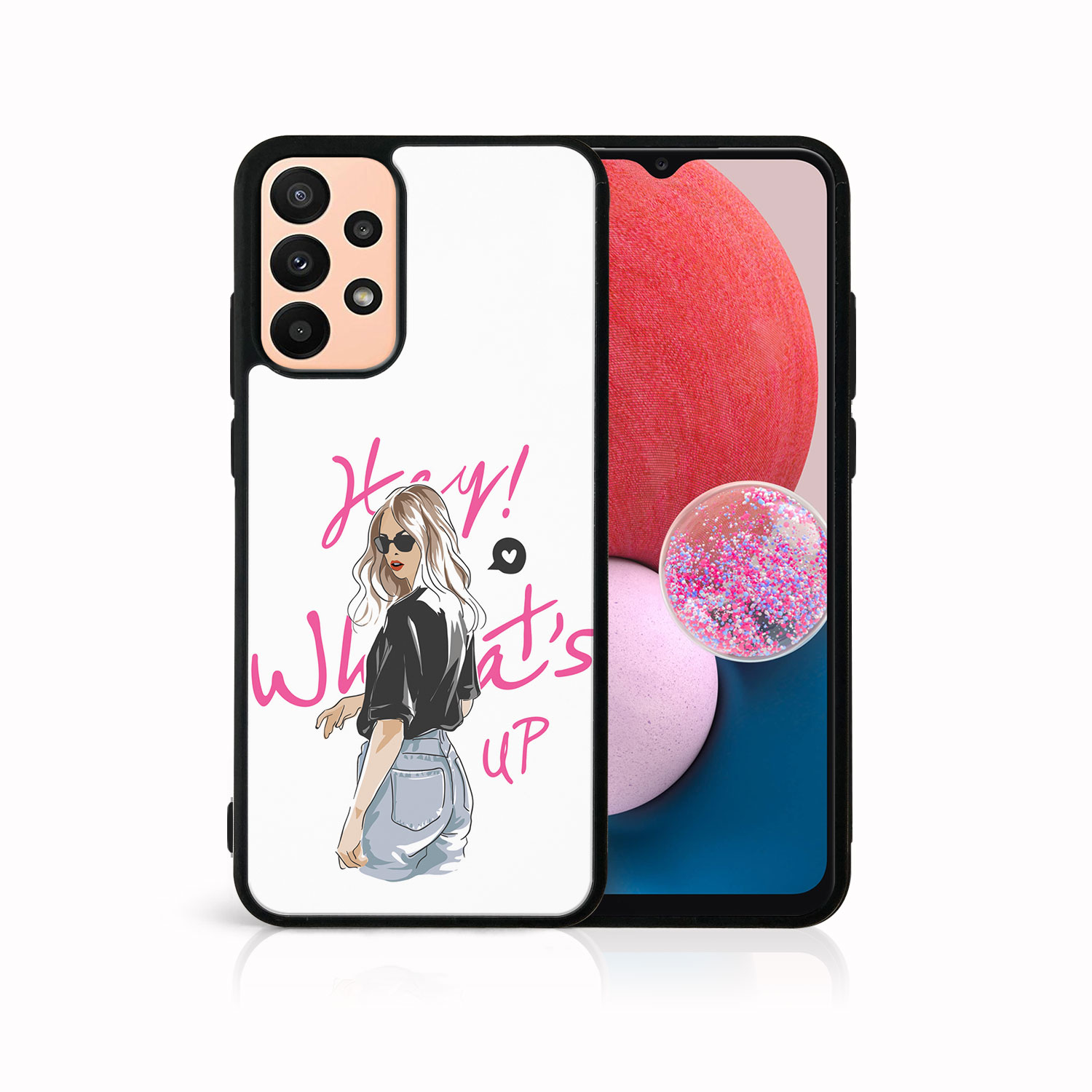 Levně MY ART Ochranný obal Samsung Galaxy A13 WHATSUP (132)