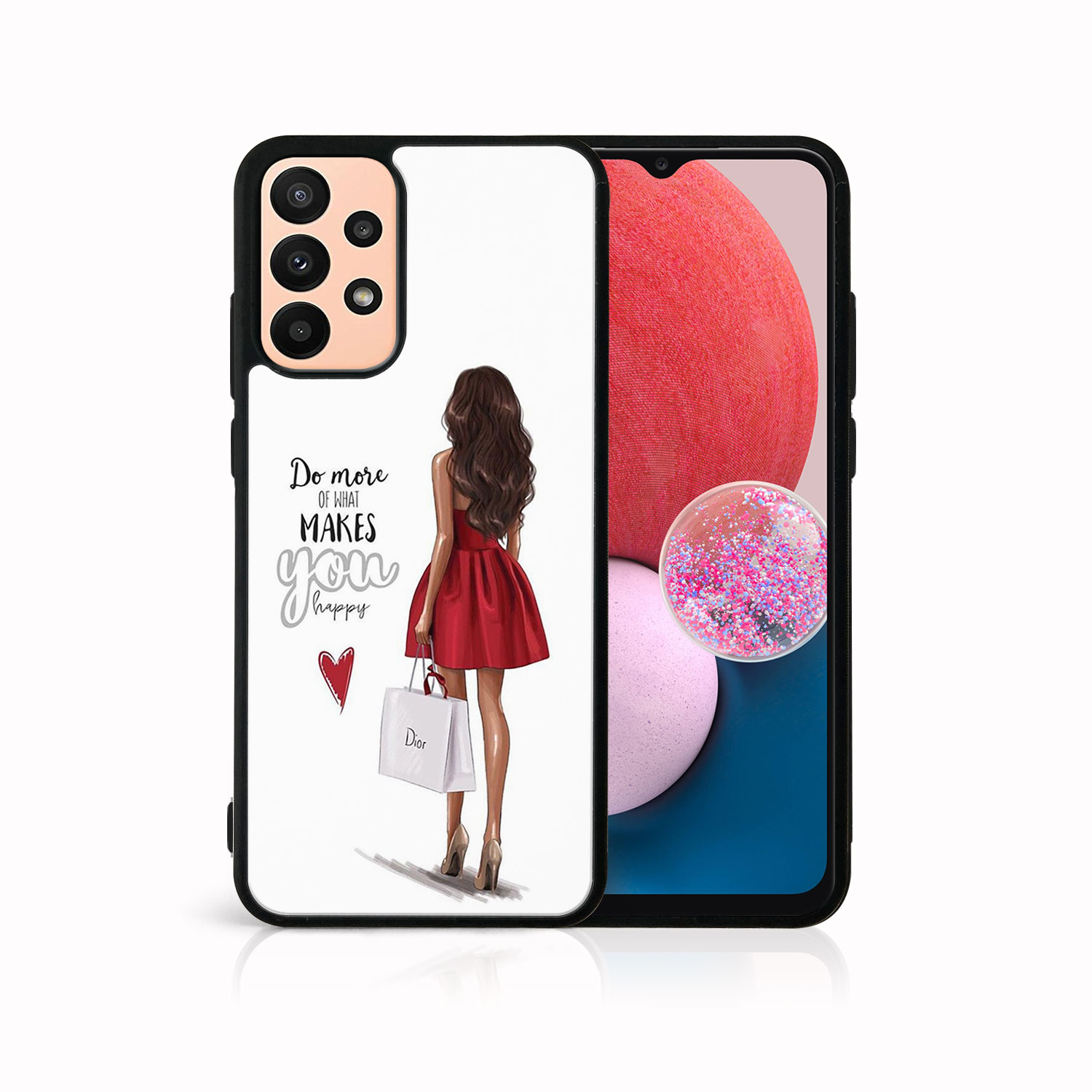 Levně MY ART Ochranný obal Samsung Galaxy A13 RED DRESS (137)
