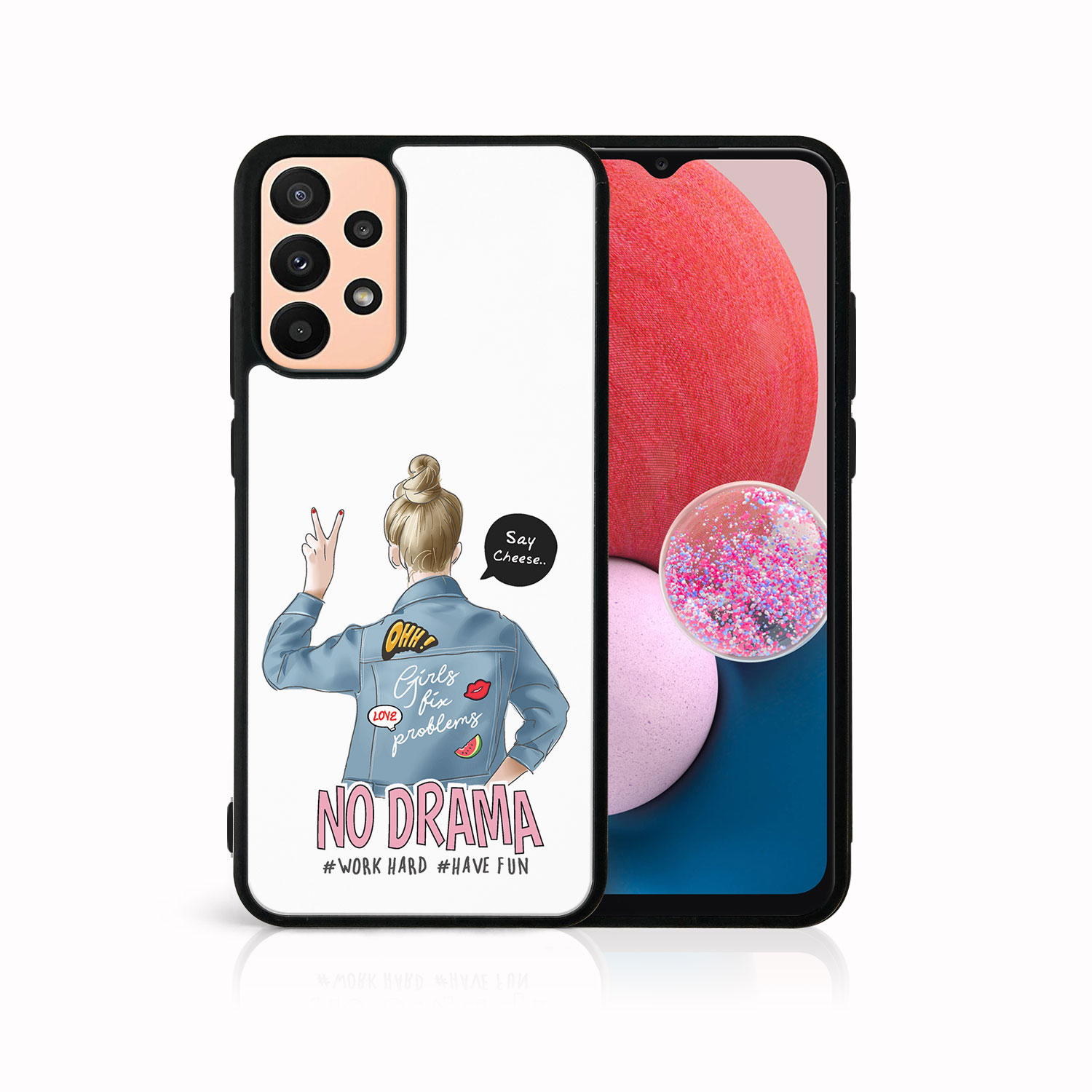 Levně MY ART Ochranný obal Samsung Galaxy A13 NO DRAMA (138)