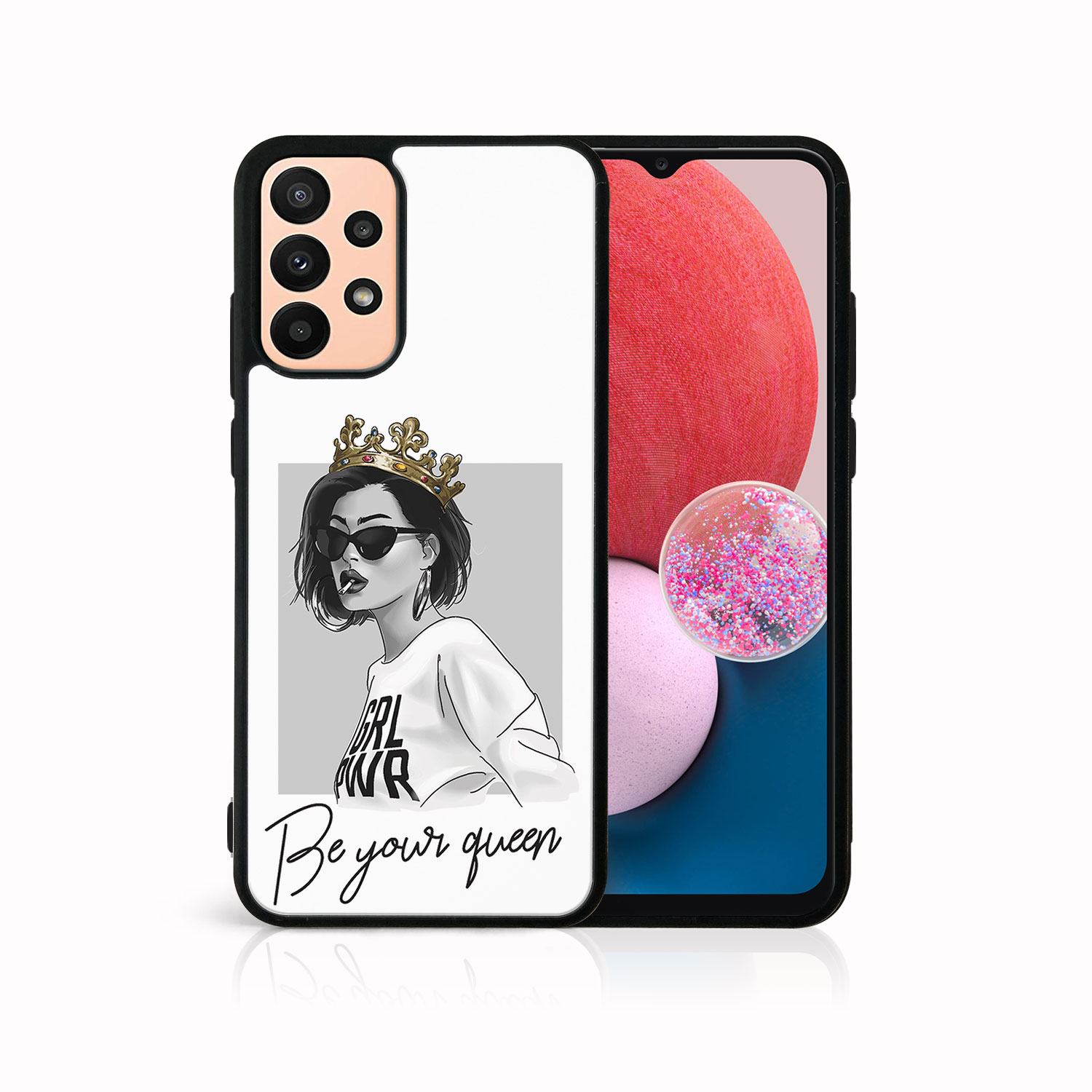 Levně MY ART Ochranný obal Samsung Galaxy A13 QUEEN (139)