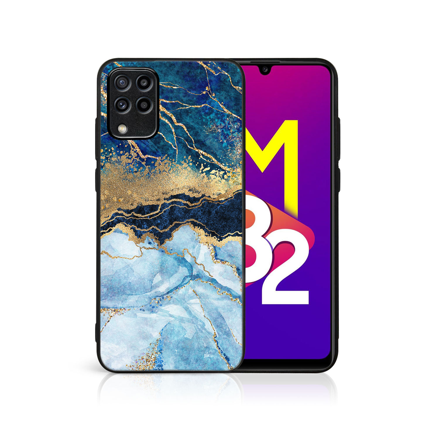 Levně MY ART Ochranný kryt pre Samsung Galaxy M53 5G BLUE MARBLE (141)