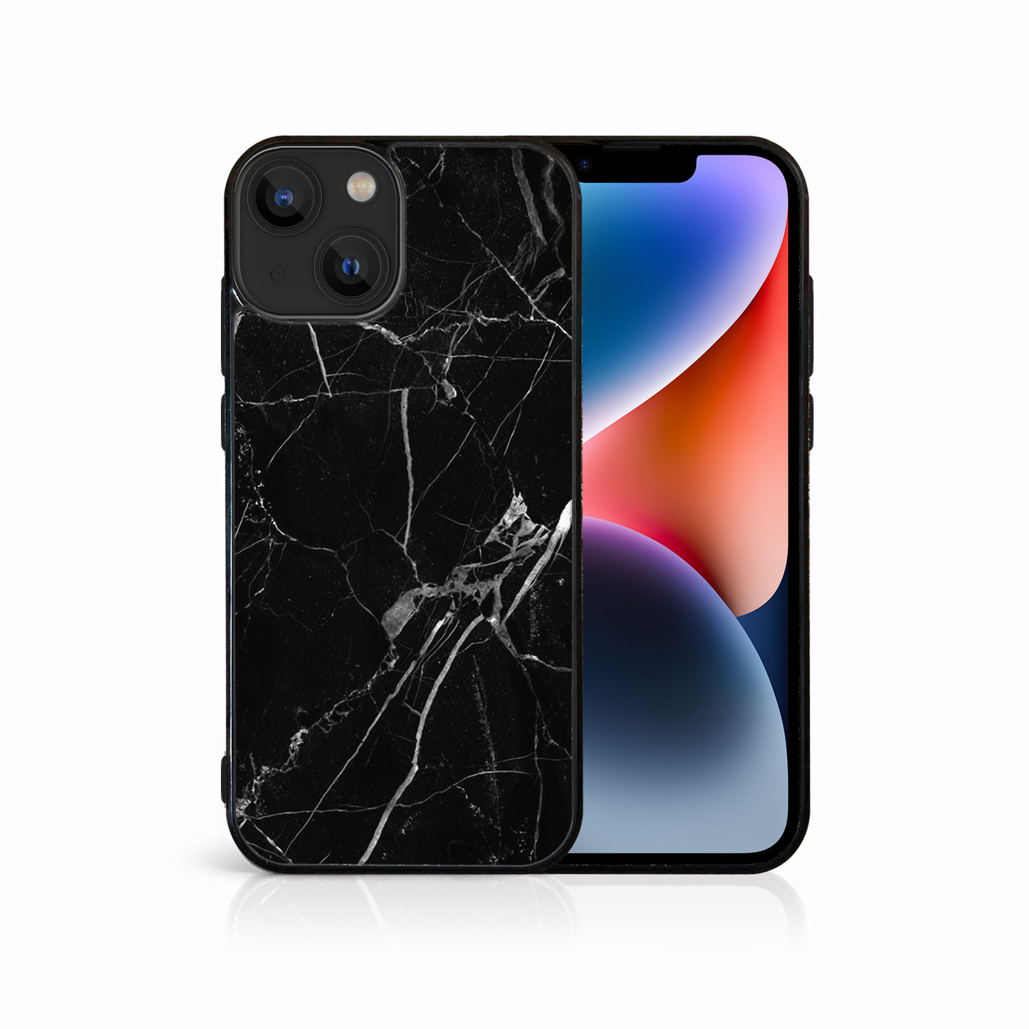 Levně MY ART Ochranný kryt pro Apple iPhone 14 Plus BLACK MARBLE (142)