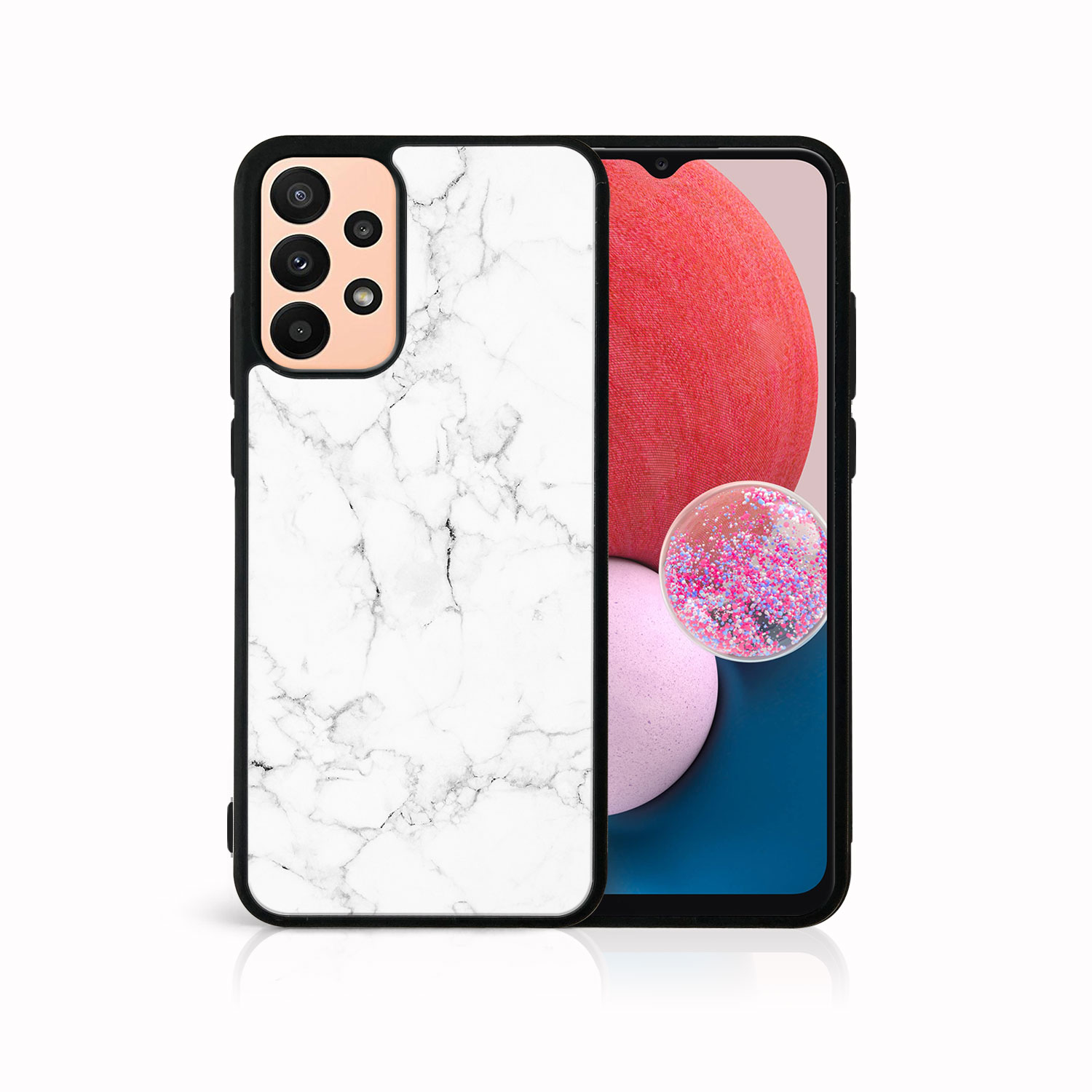 Levně MY ART Ochranný obal Samsung Galaxy A13 WHITE MARBLE (144)
