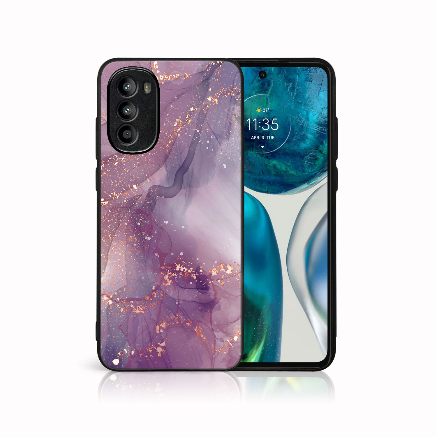 Levně MY ART Ochranný obal Motorola Moto G52 PURPLE (148)