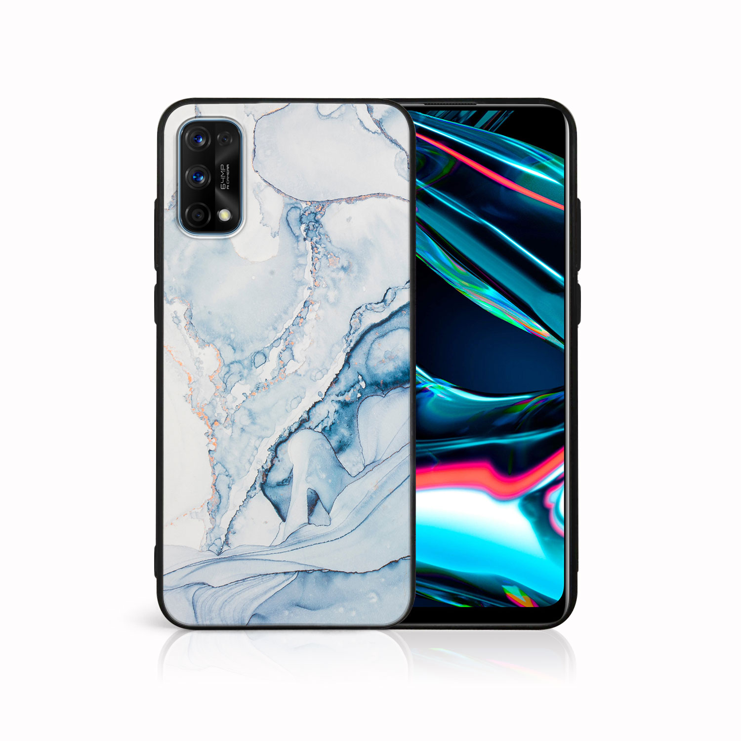 Levně MY ART Ochranný kryt Realme 7 Pro LIGHT BLUE (149)