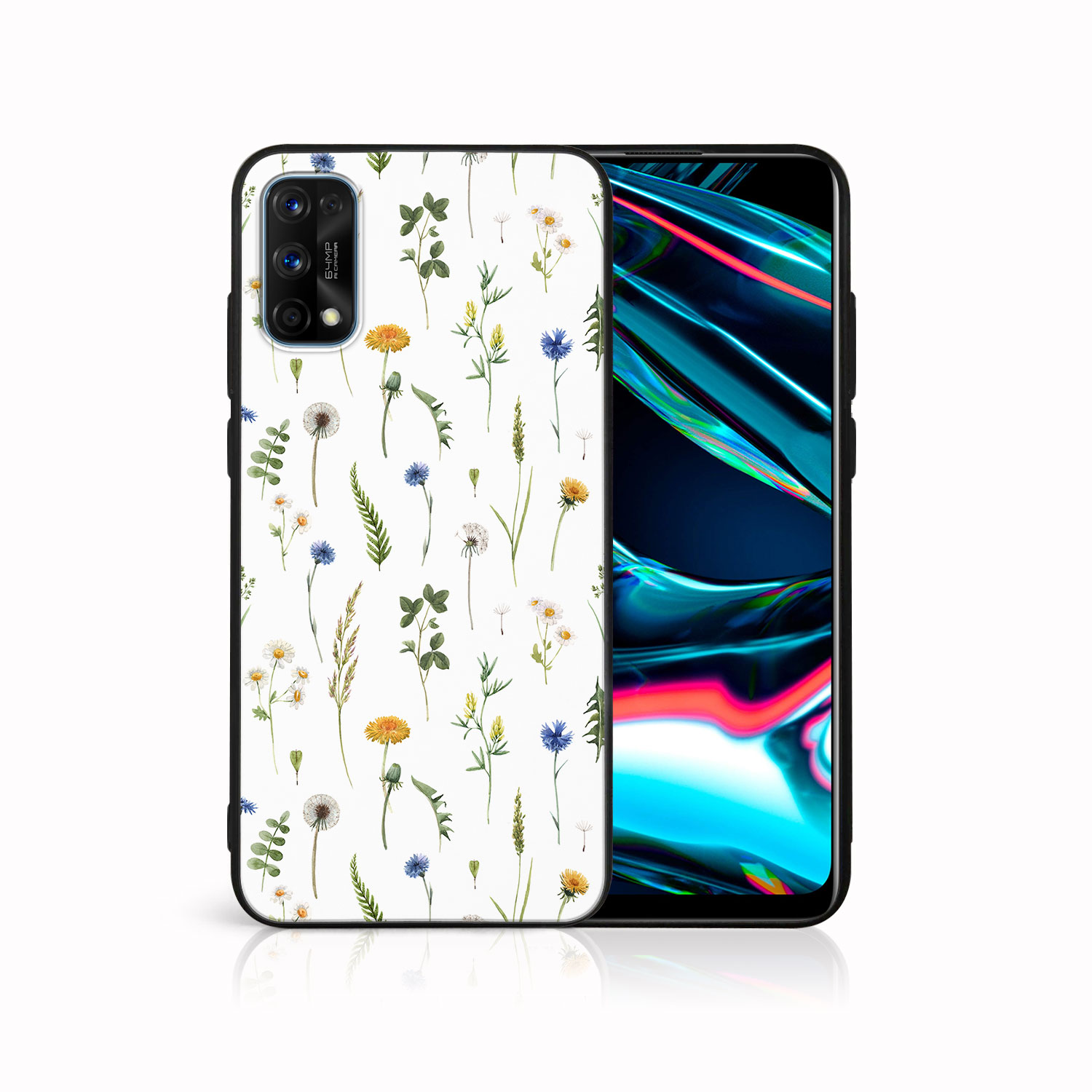 Levně MY ART Ochranný kryt Realme 7 Pro WILDFLOWER (153)
