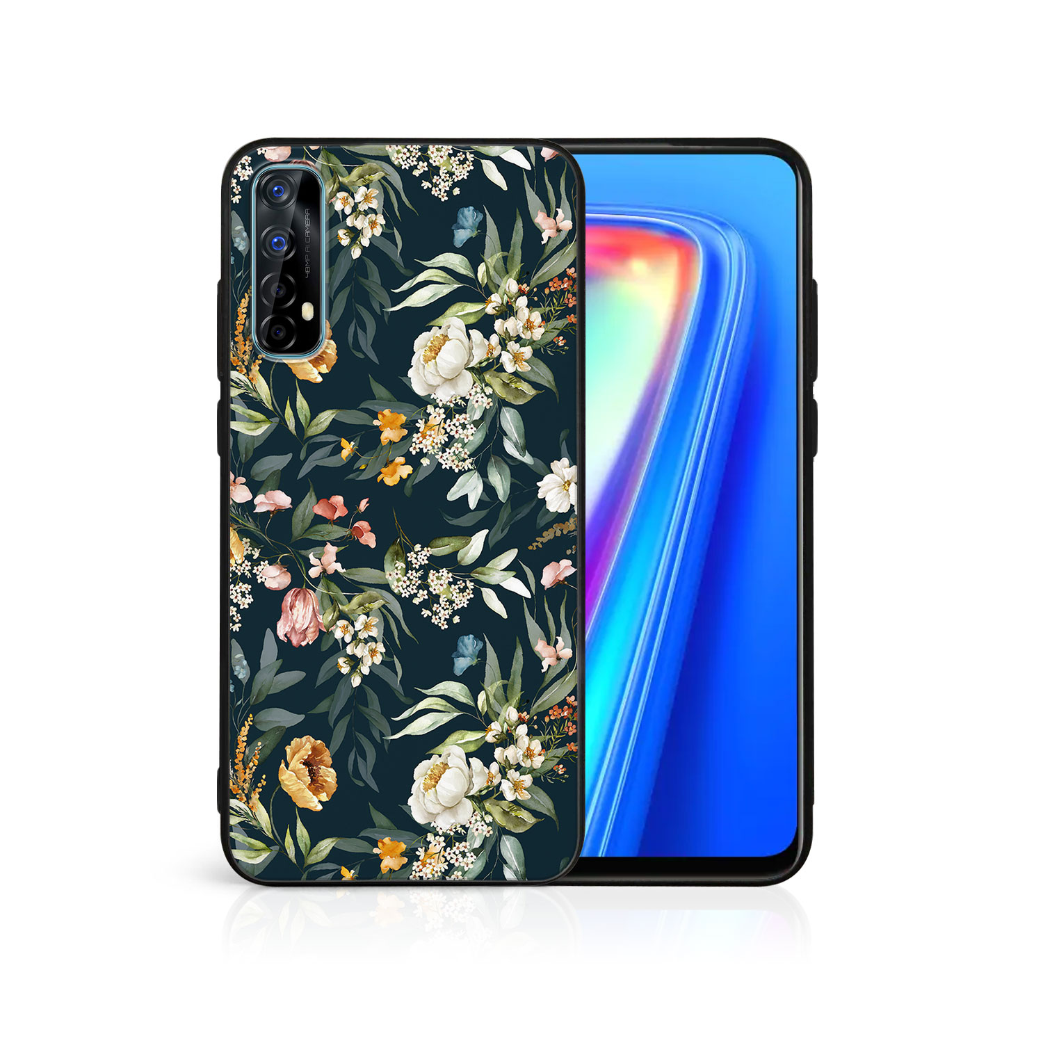 Levně MY ART Ochranný kryt Realme 7 FLORAL (158)