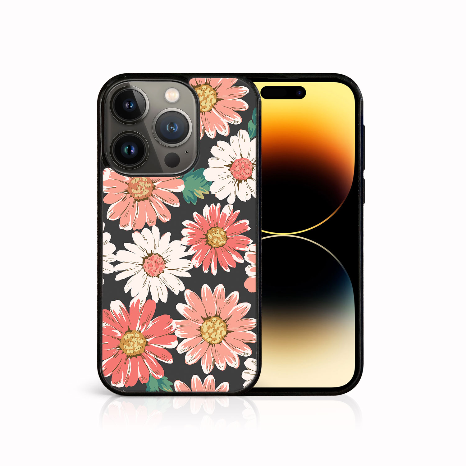 Levně MY ART Ochranný kryt pre Apple iPhone 14 Pro Max DAISY (161)