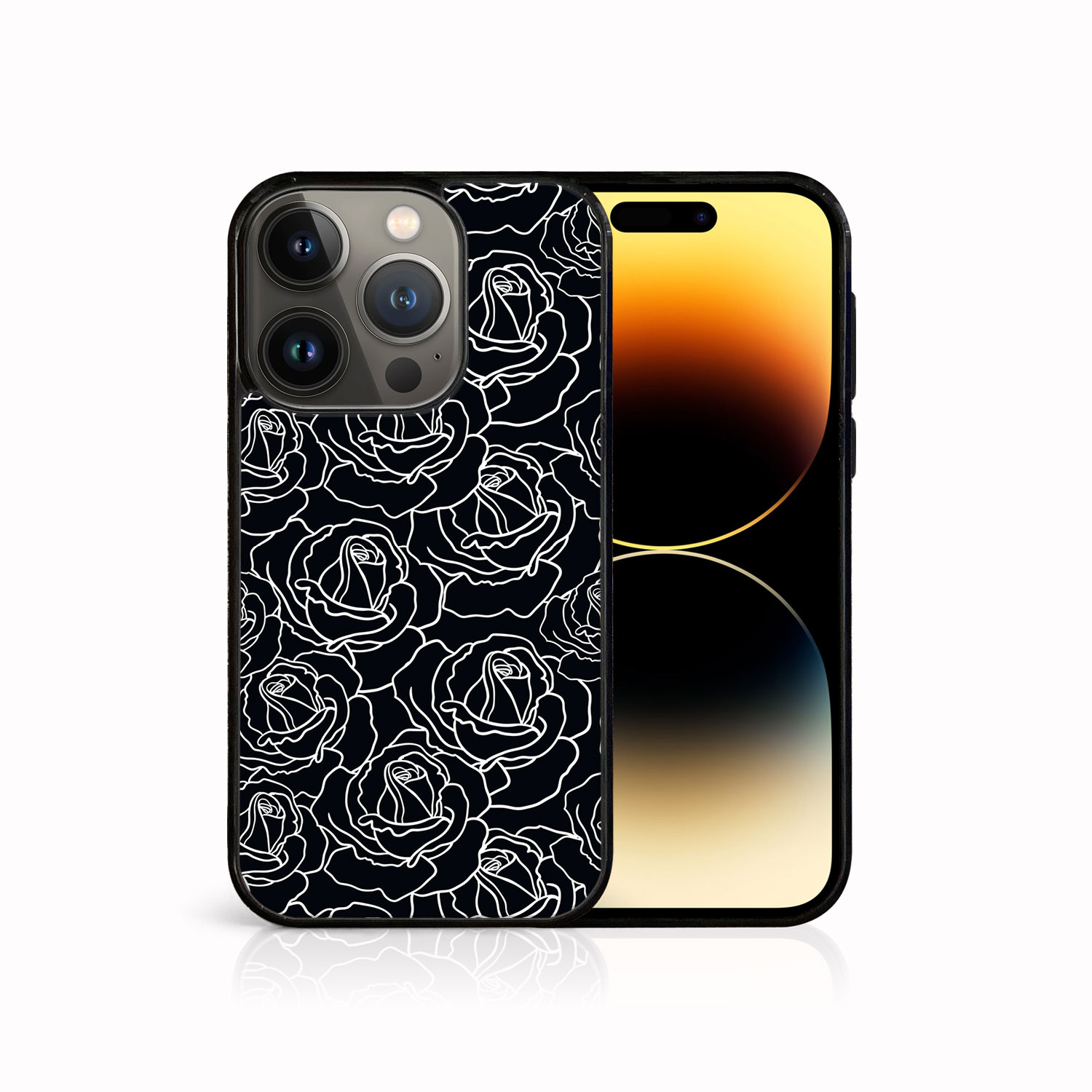 Levně MY ART Ochranný kryt pre Apple iPhone 14 Pro ROSES (172)