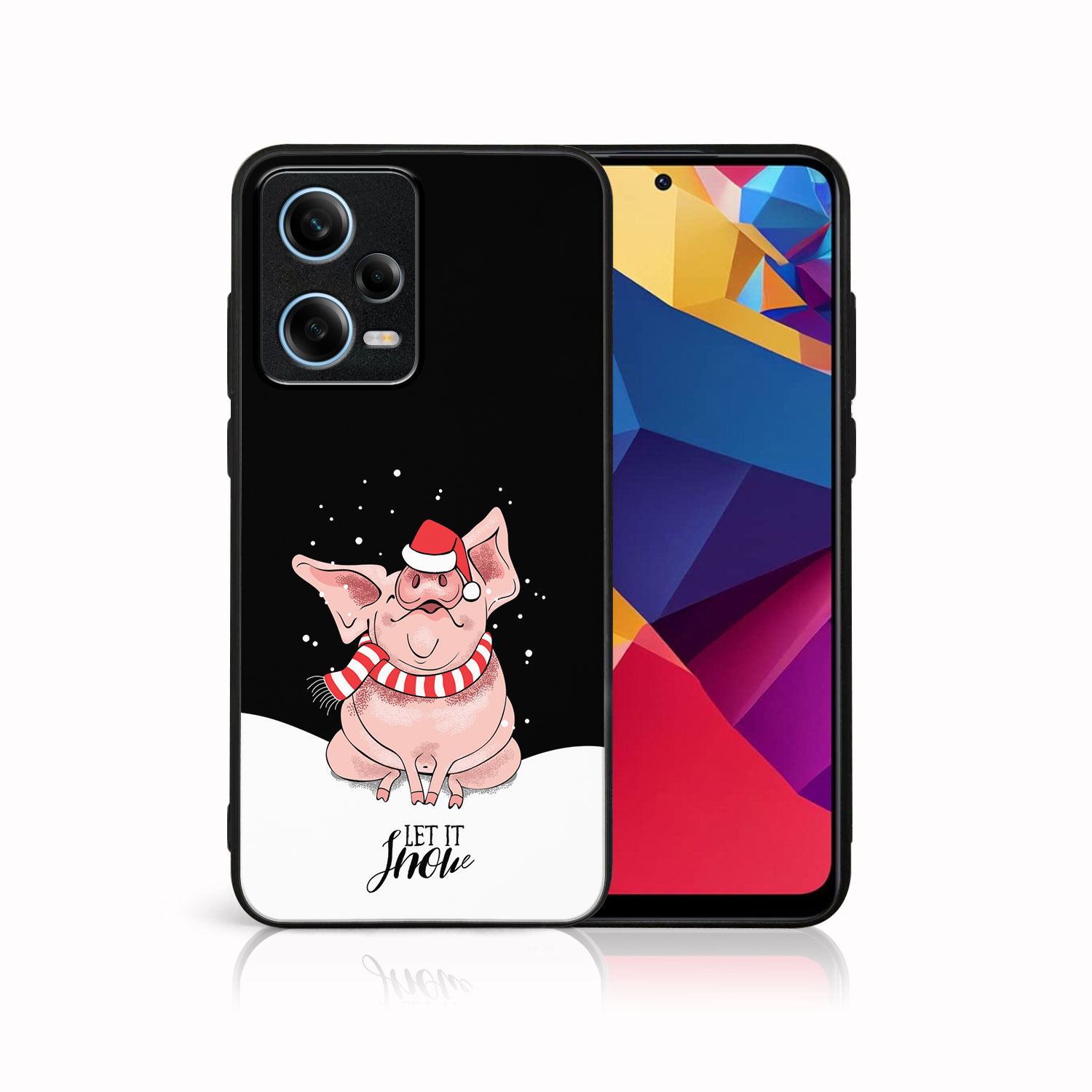 Levně MY ART Kryt s vánočním designem Xiaomi Redmi Note 12 5G LET IT SNOW (075)