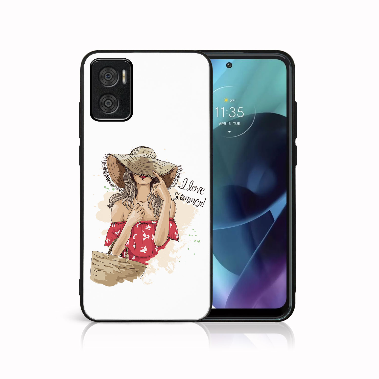 Levně MY ART Ochranný obal Motorola Moto E22 / E22i SUMMER (129)