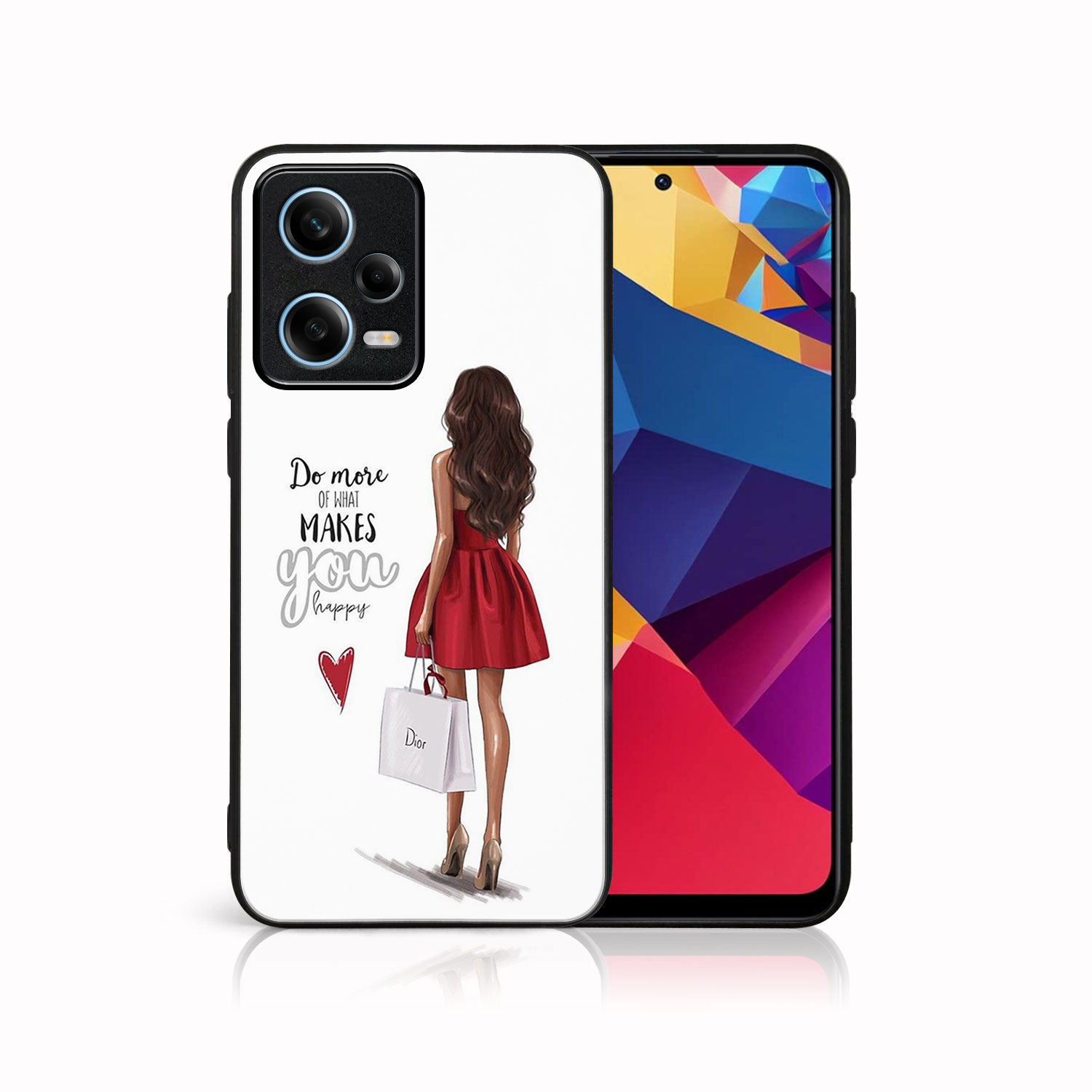 Levně MY ART Ochranný obal Xiaomi Redmi Note 12 5G RED DRESS (137)