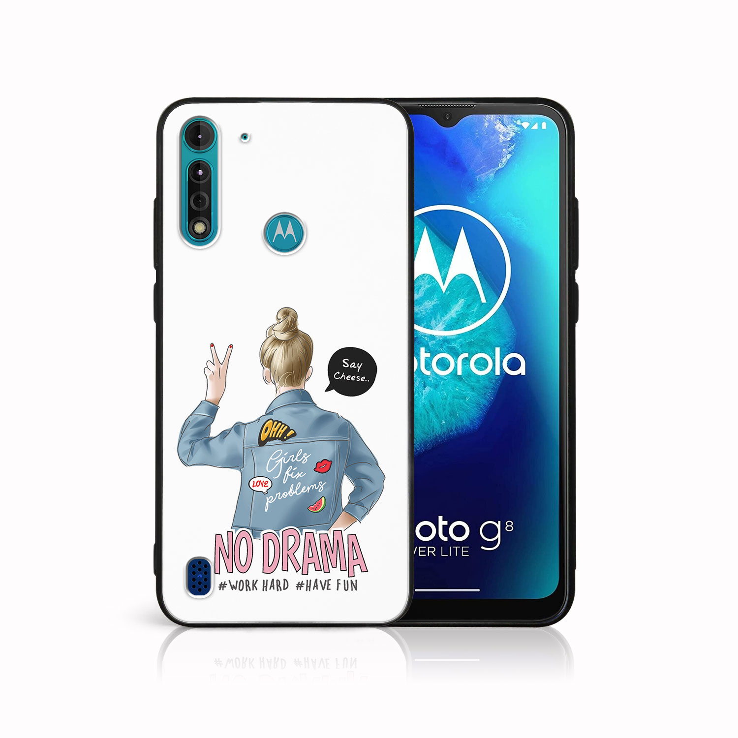 Levně MY ART Ochranný kryt pro Motorola Moto G8 Power Lite NO DRAMA (138)