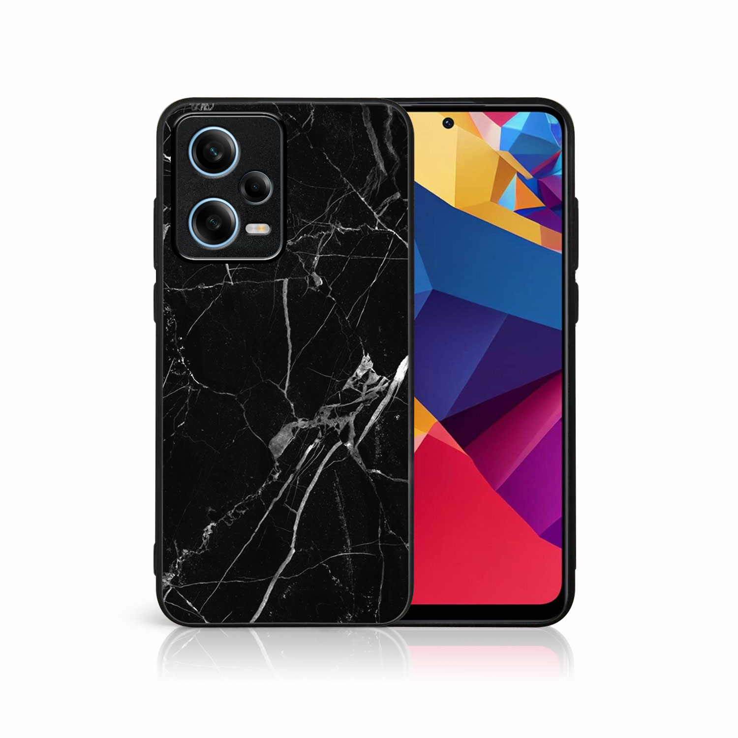 Levně MY ART Ochranný kryt Xiaomi Redmi Note 12 Pro 5G BLACK MARBLE (142)