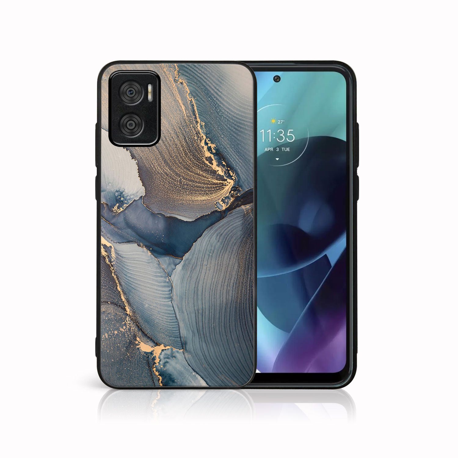 Levně MY ART Ochranný obal Motorola Moto E22 / E22i SPARKLE (147)