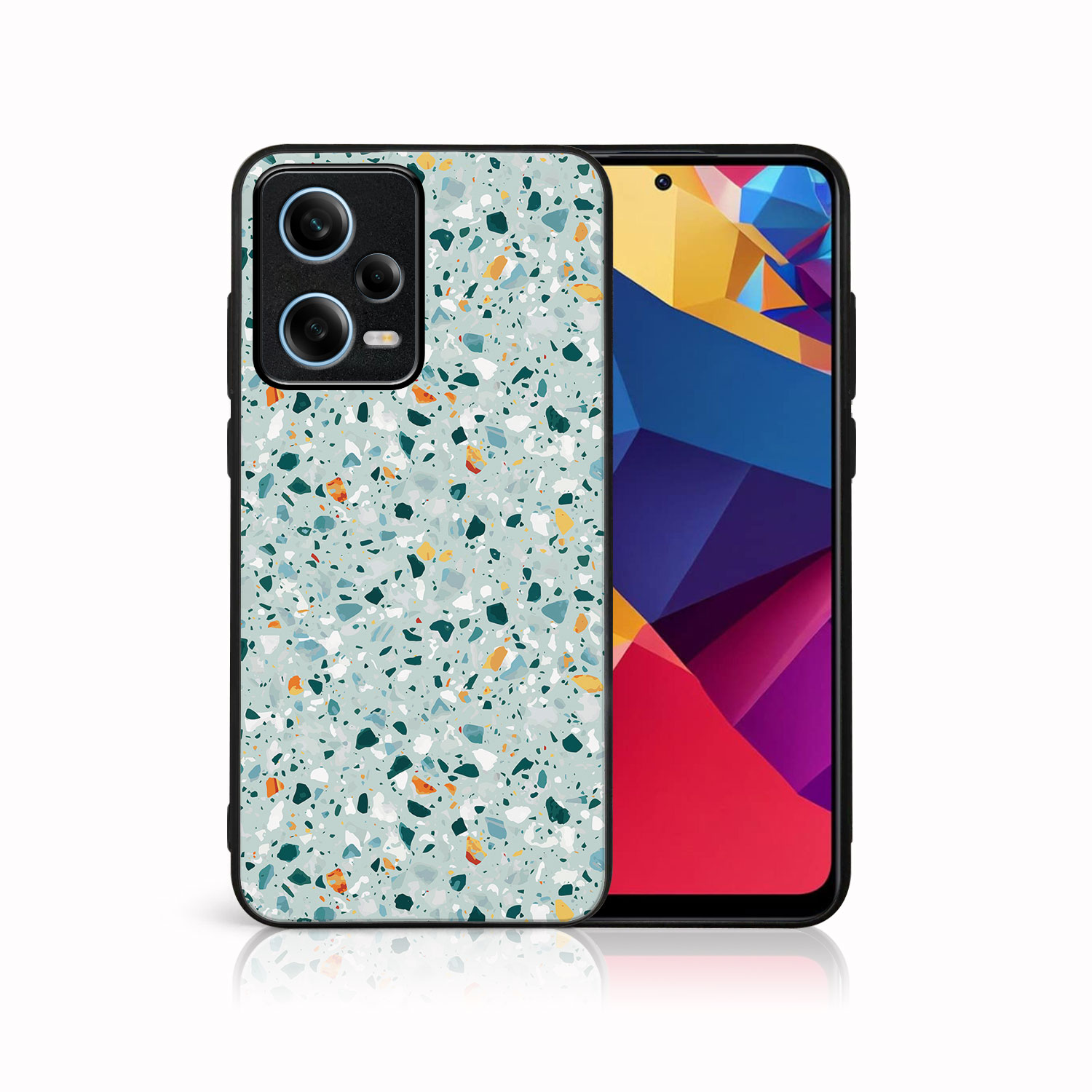 Levně MY ART Ochranný obal Xiaomi Redmi Note 12 5G BLUE TERRAZZO (164)