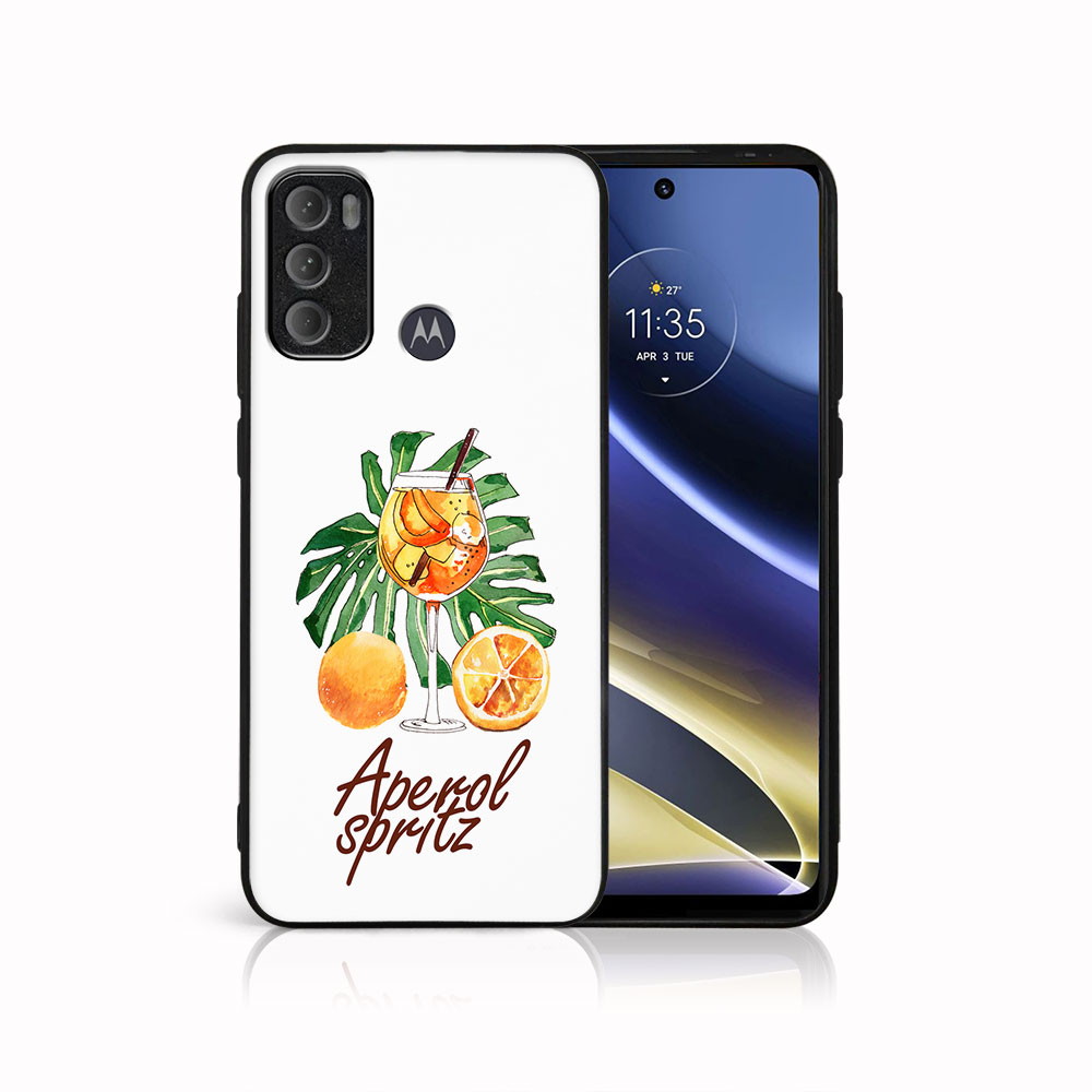 Levně MY ART Ochranný obal Motorola Moto G60 APEROL (127)