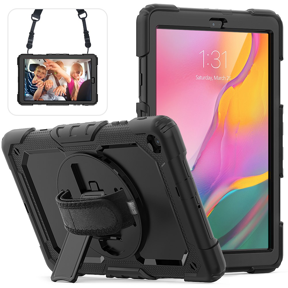 Levně SOLID 360 Odolný obal pro Samsung Galaxy Tab A 10.1 2019 (T515 / T510) černý