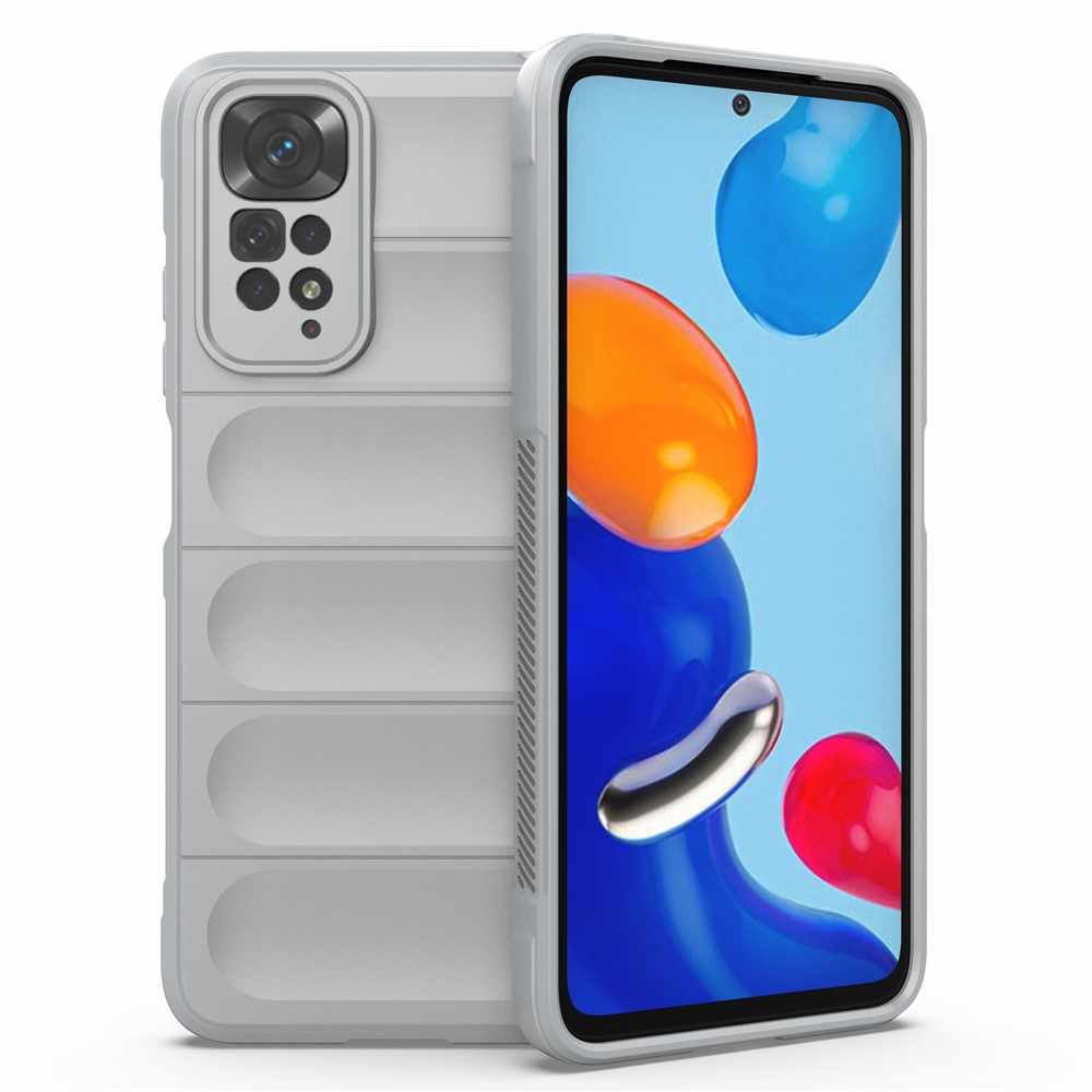 Levně STEPS Ochranný kryt pro Xiaomi Redmi Note 11 / Note 11S světle šedý