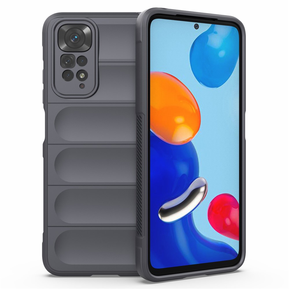 Levně STEPS Ochranný kryt pro Xiaomi Redmi Note 11 / Note 11S tmavě šedý