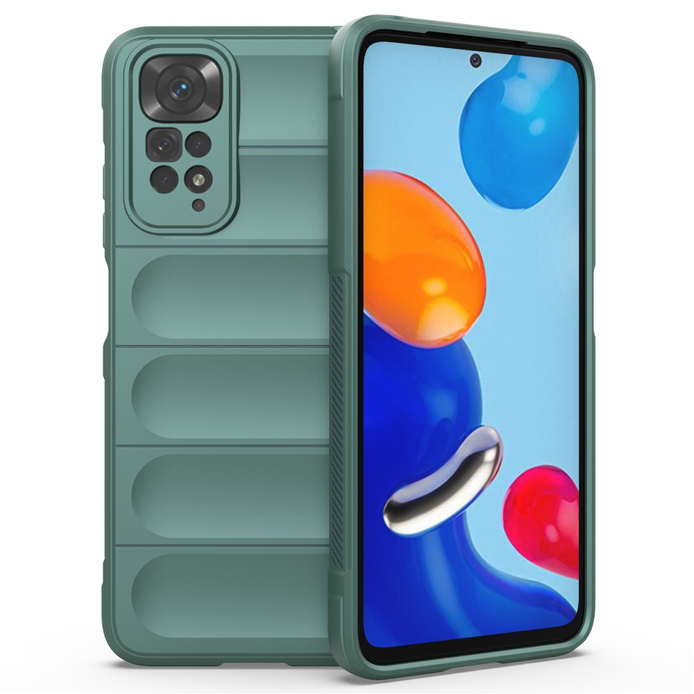 Levně STEPS Ochranný kryt pro Xiaomi Redmi Note 11 / Note 11S zelený
