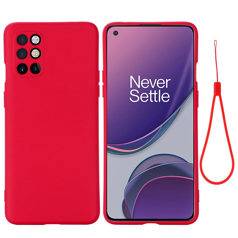 Levně RUBBER Ochranný kryt pro OnePlus 8T červený