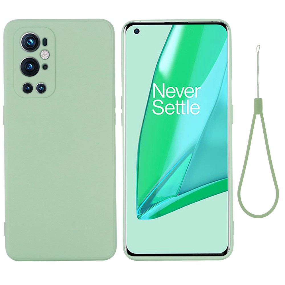 Levně RUBBER Ochranný obal pro OnePlus 9 Pro zelený