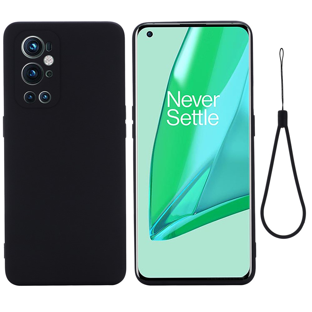 Levně RUBBER Ochranný obal pro OnePlus 9 Pro černý