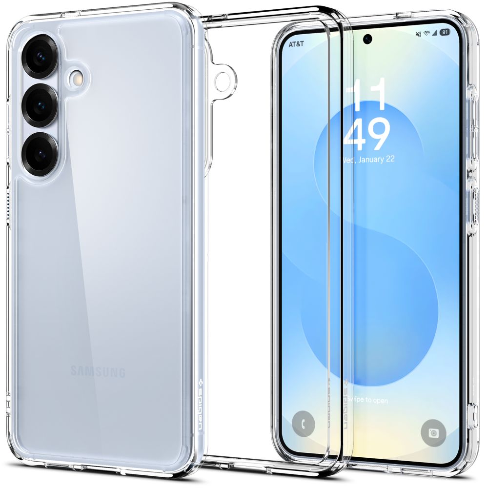Levně SPIGEN ULTRA HYBRID Samsung Galaxy S25 5G CRYSTAL CLEAR