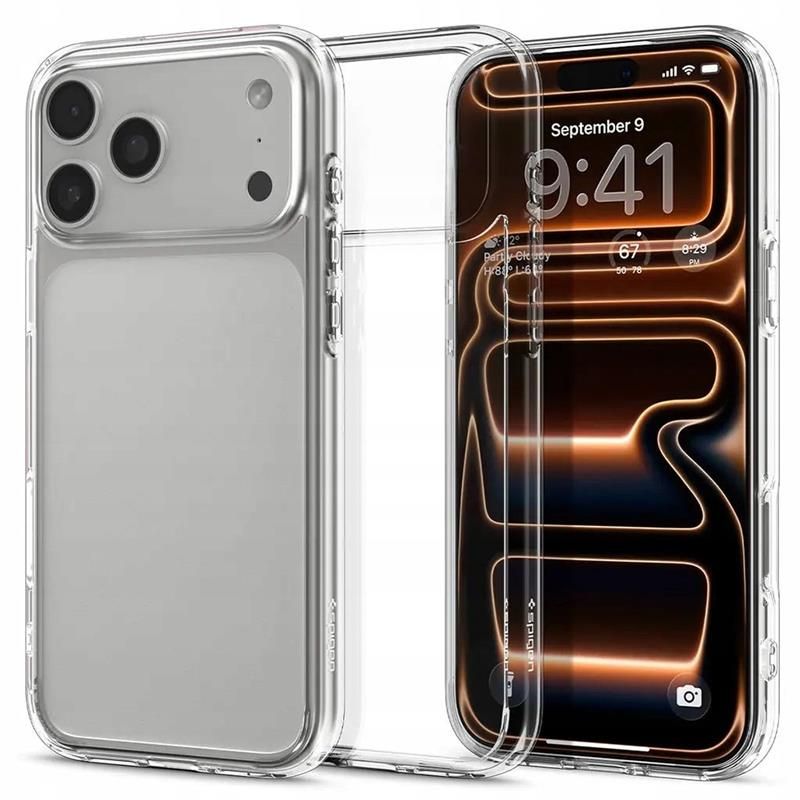 Levně SPIGEN VELMI HYBRID Ochranný kryt Apple iPhone 17 Pro Max Průhledný