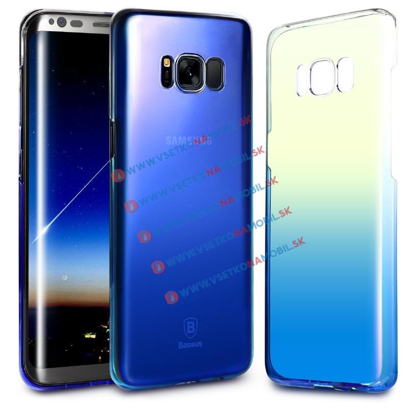 BASEUS GLAZE Ochranný kryt Samsung Galaxy S8 Plus modrý