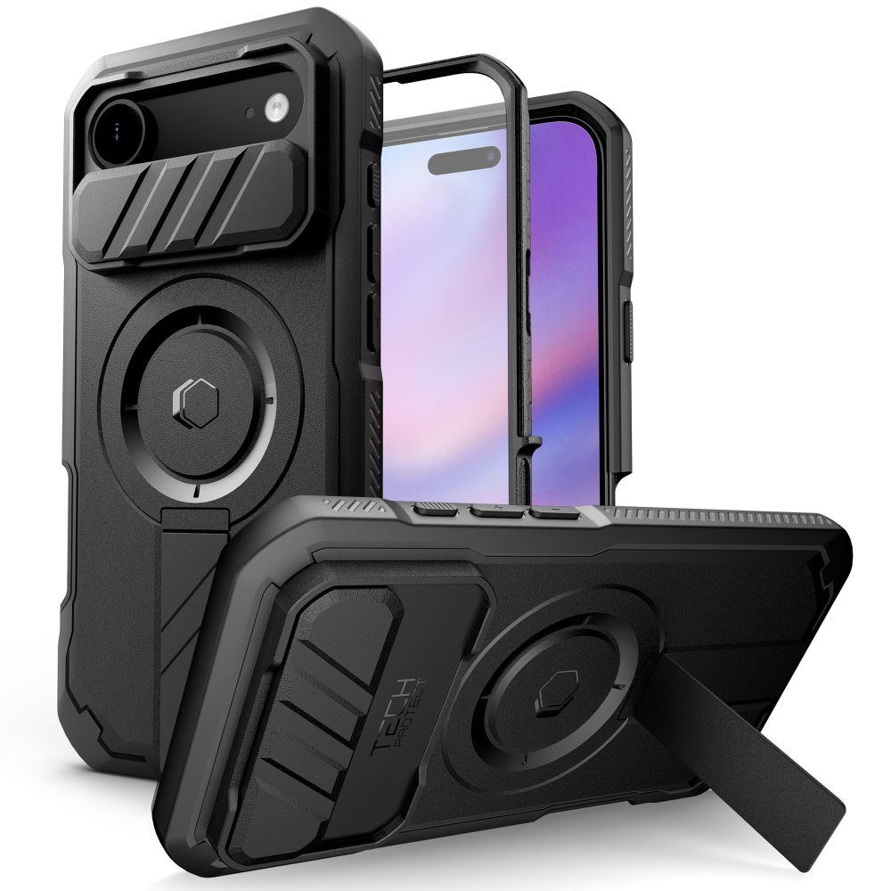 Levně TECH-PROTECT KEVLAR MAGSAFE Odolný kryt Apple iPhone Air černý