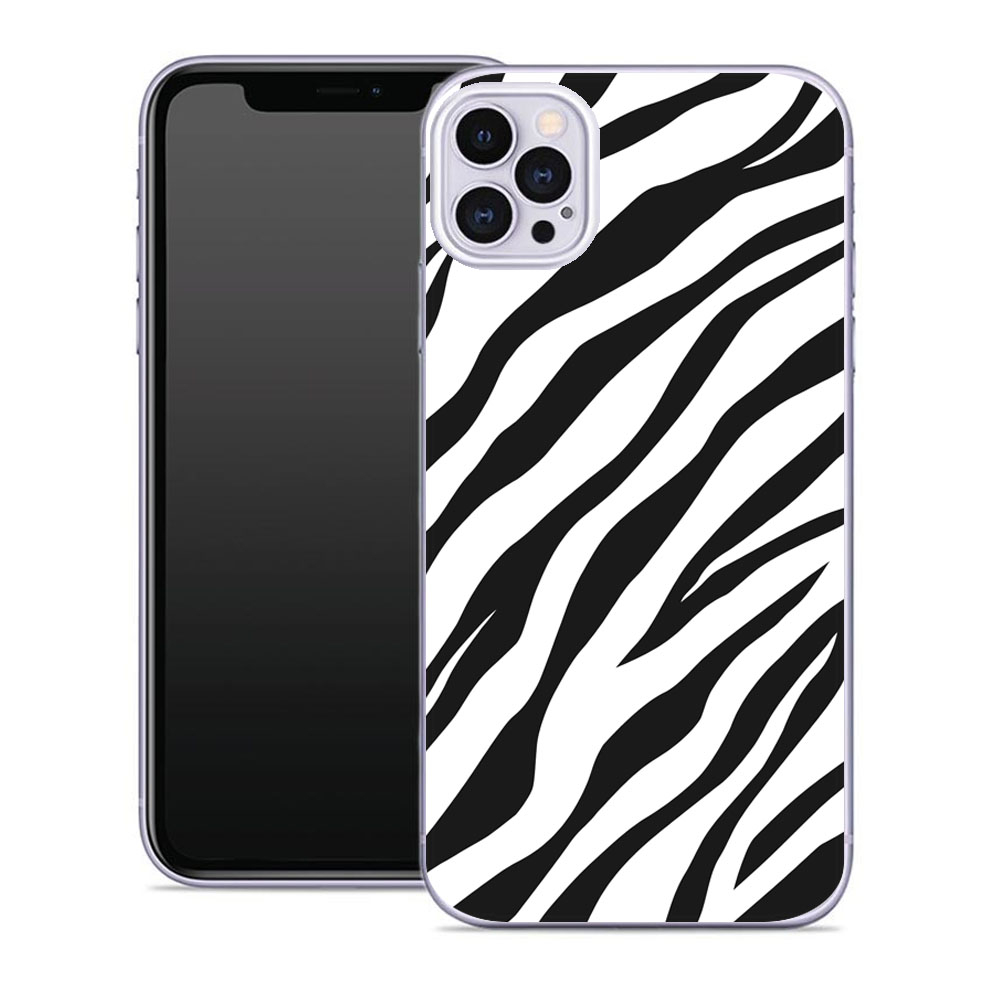 Levně MY ART Ochranný kryt Apple iPhone 12 / iPhone 12 Pro ZEBRA (049)