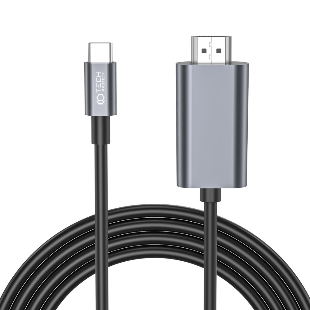 Levně TECH-PROTECT ULTRABOOST Kabel USB Typ-C na HDMI 4K 60Hz 2 metry