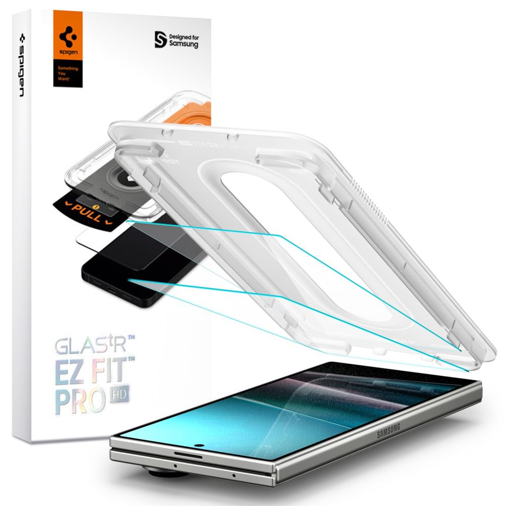 Levně SPIGEN GLAS.TR ”EZ FIT PRO” HD 2x Ochranné sklo Samsung Galaxy Z Fold7 5G