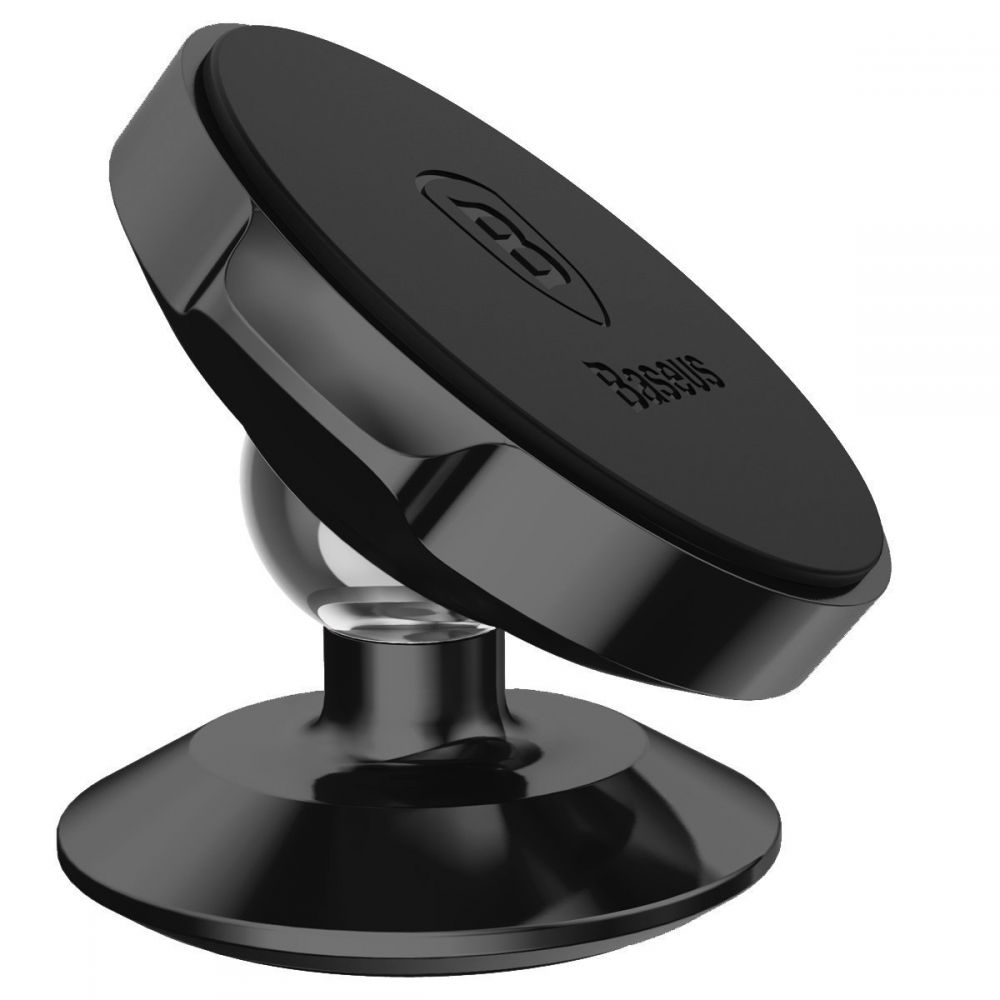 Baseus Small Ears univerzální magnetický držák na mobil do auta, černý (SUER-B01)