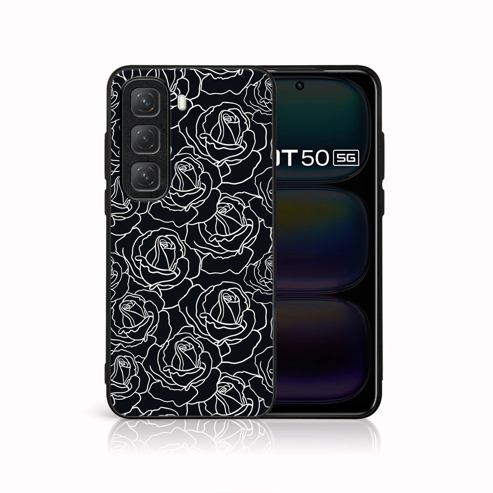Levně MY ART Ochranný kryt pro Infinix Hot 50 ROSES (172)