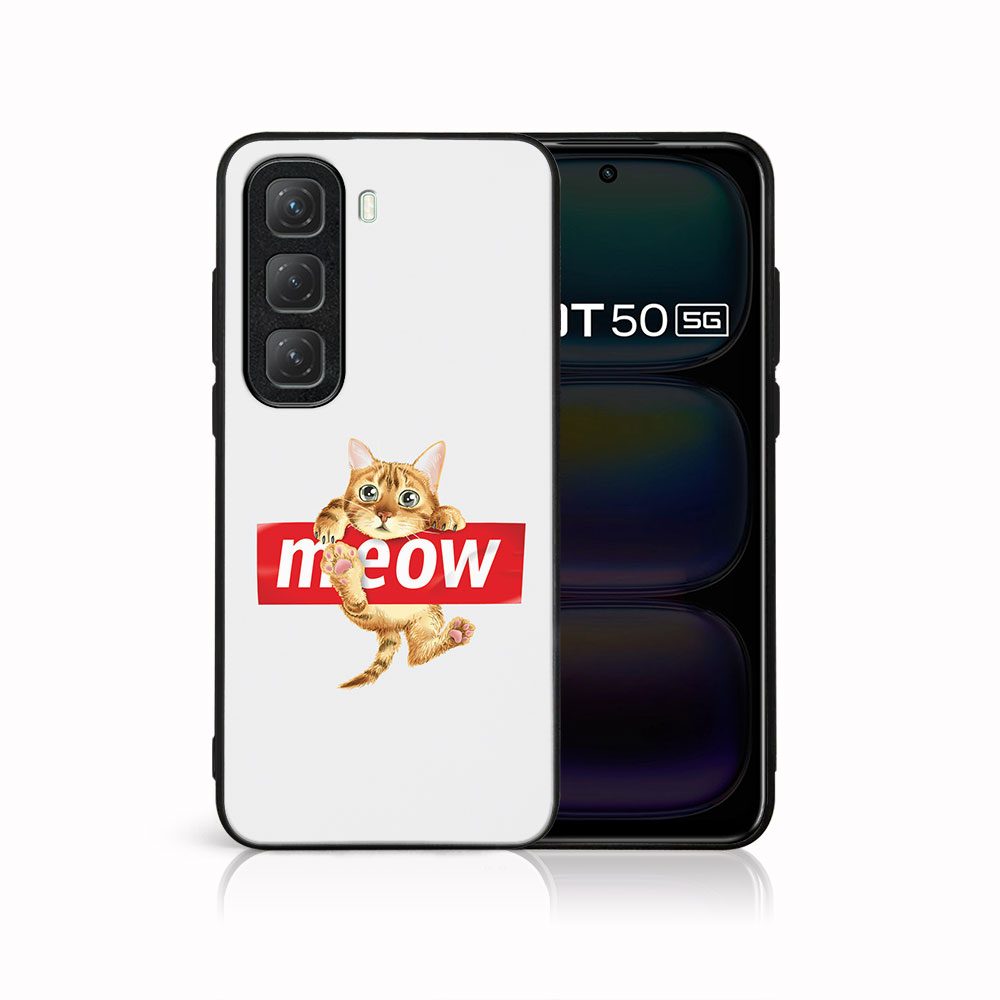 Levně MY ART Ochranný kryt pro Infinix Hot 50 MEOW (183)