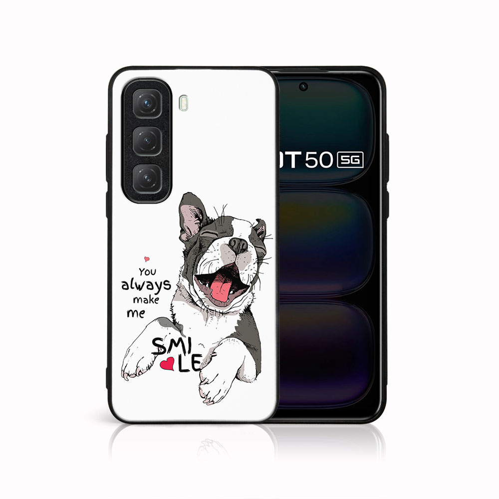 Levně MY ART Ochranný kryt pro Infinix Hot 50 SMILE (189)