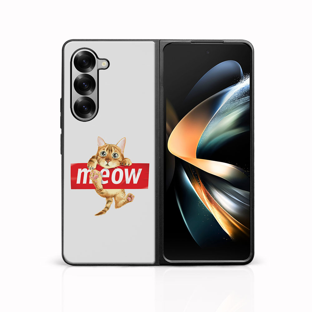 Levně MY ART Ochranný kryt pro Samsung Galaxy Z Fold6 5G MEOW (183)