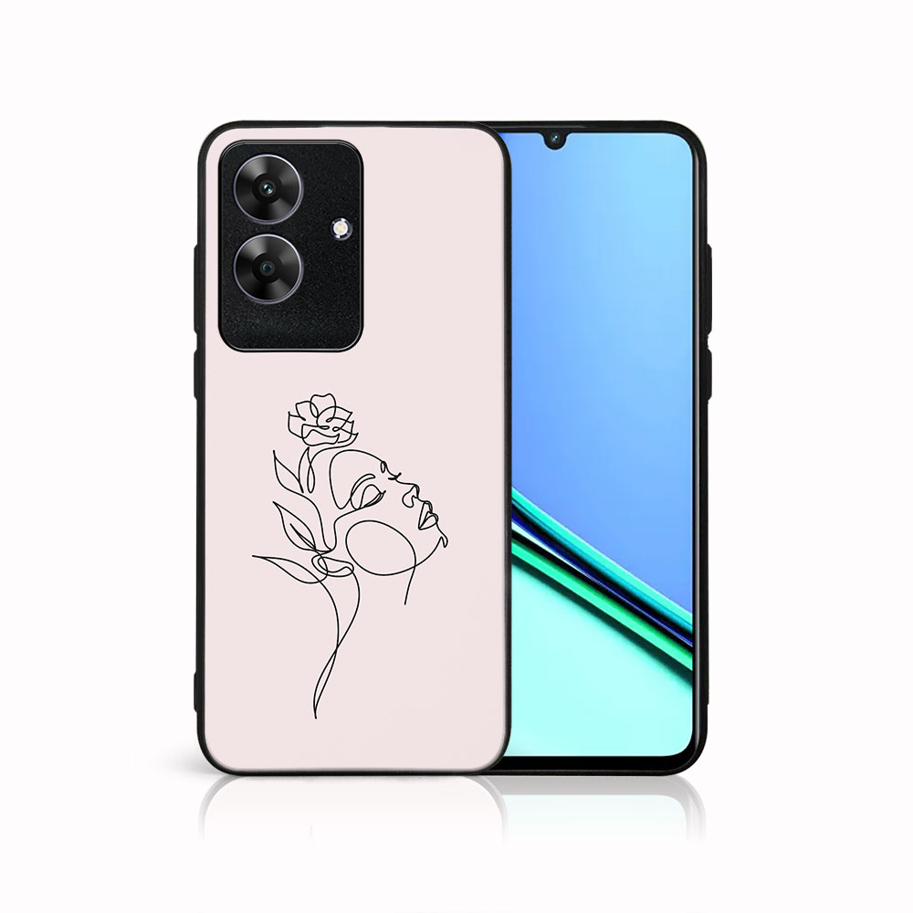 Levně MY ART Ochranný kryt pro Realme Note 60 ROSE GIRL (198)