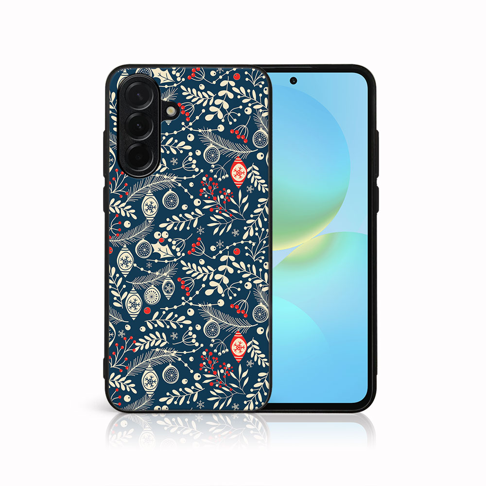 MY ART Kryt s vánočním designem Samsung Galaxy A56 MISTLETOE (070)