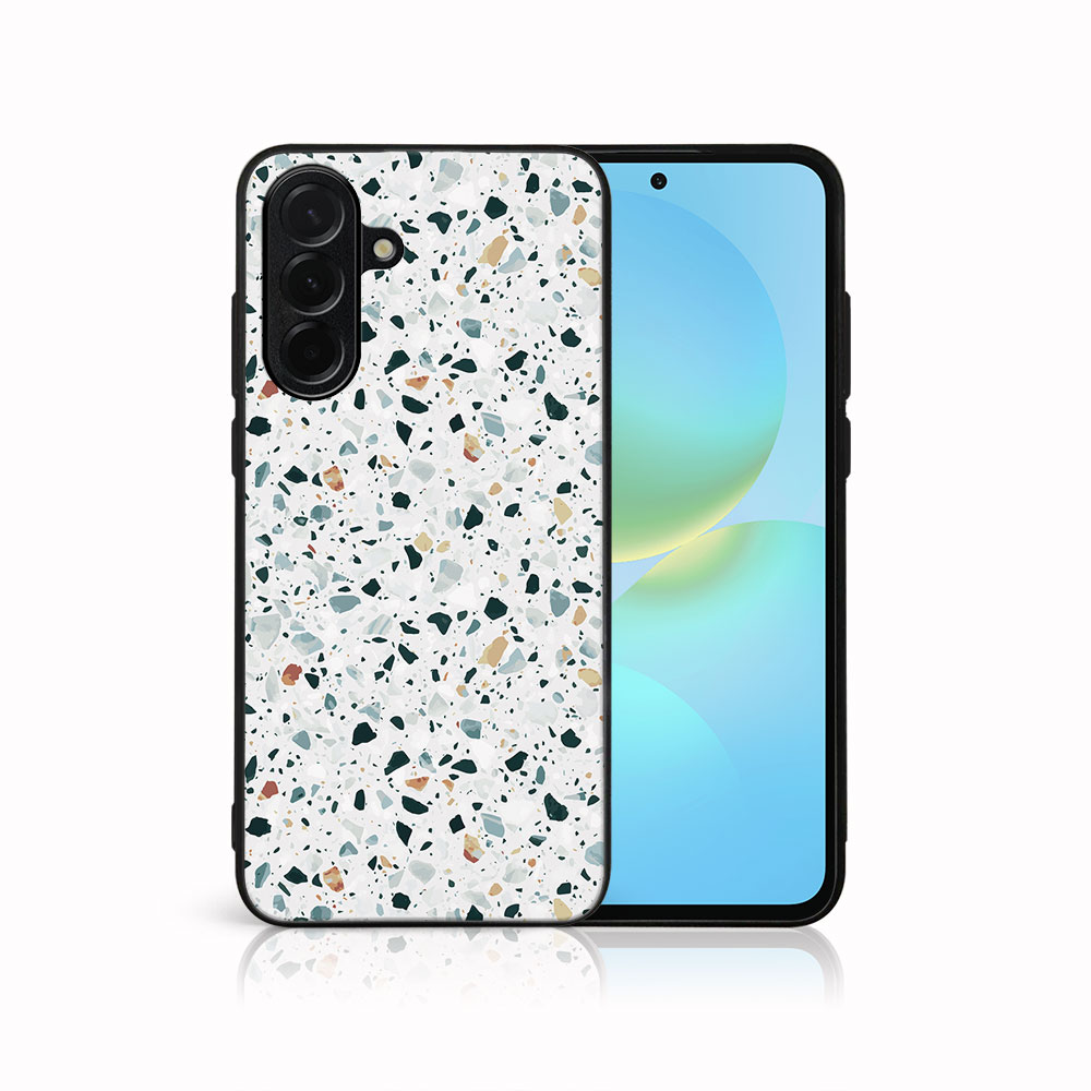 MY ART Ochranný kryt pro Samsung Galaxy A56 GREY TERRAZZO (163)